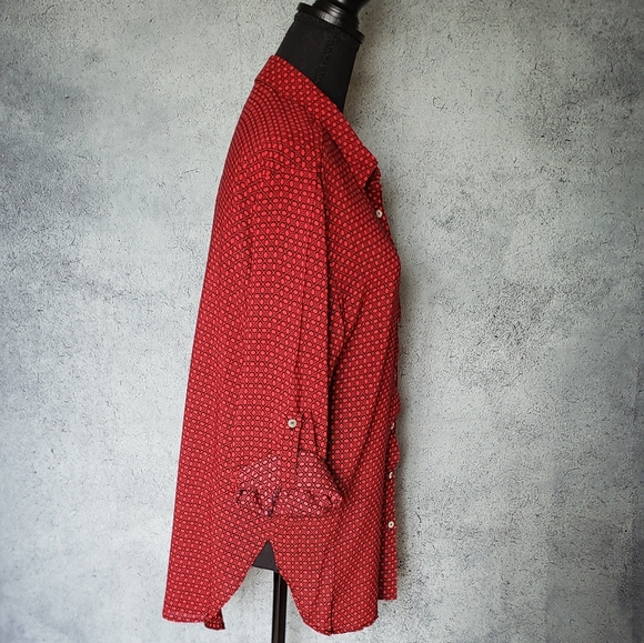 Grand & Greene Women's Red & Black Top Size L - Picture 11 of 14